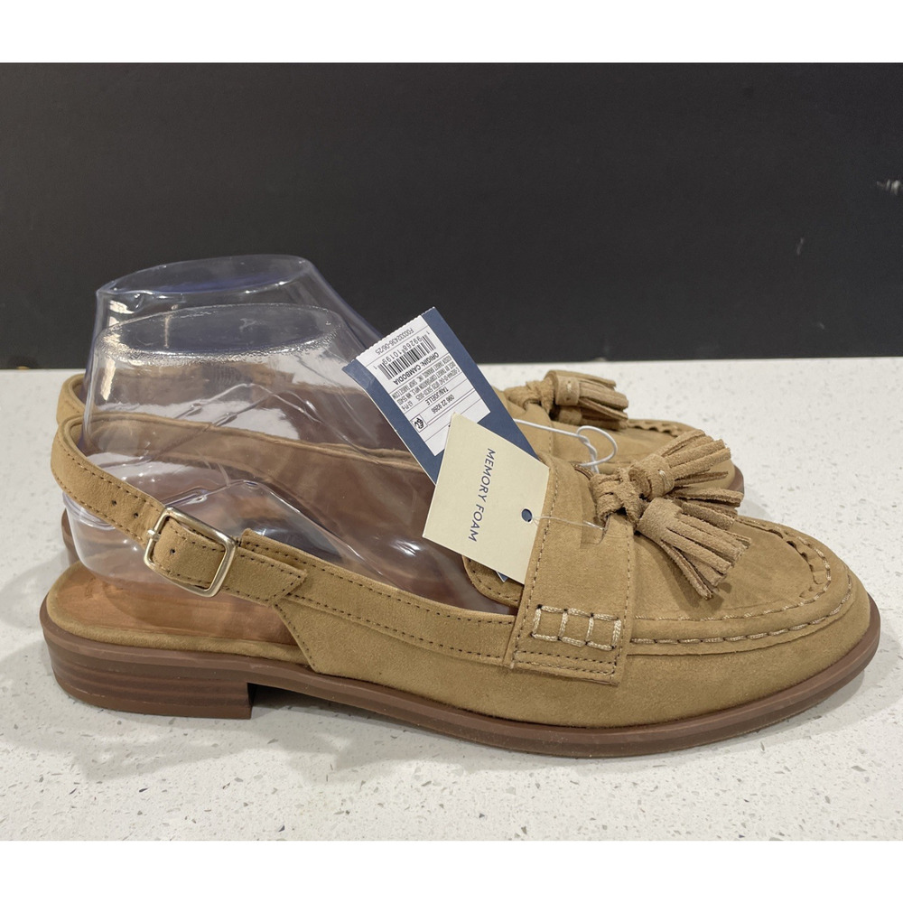 Loafers Joelle Vamp With Tassels Tan Sz Sz 8.5 NWT- Universal Thread